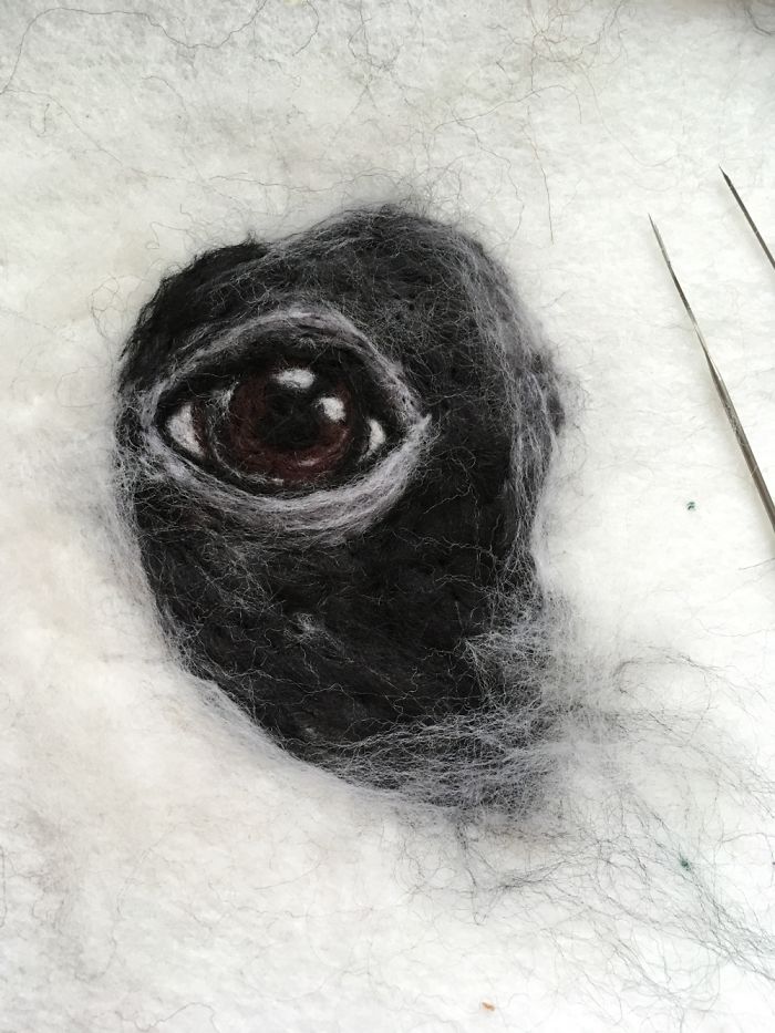 Mahakarya Seniman Lukis ini Terbuat dari Kain Wol!