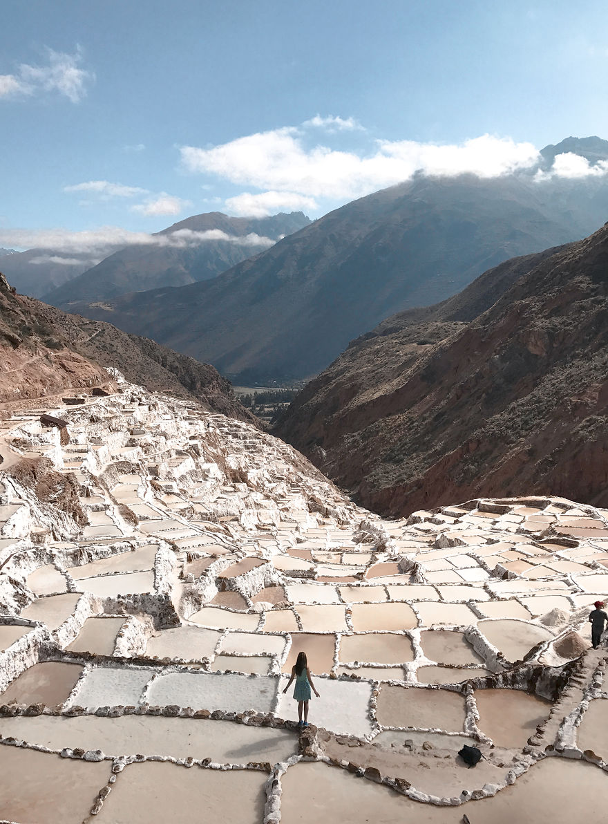 Tambak Garam dari Sebuah Gunung di Peru Ini Indah Banget Gan!