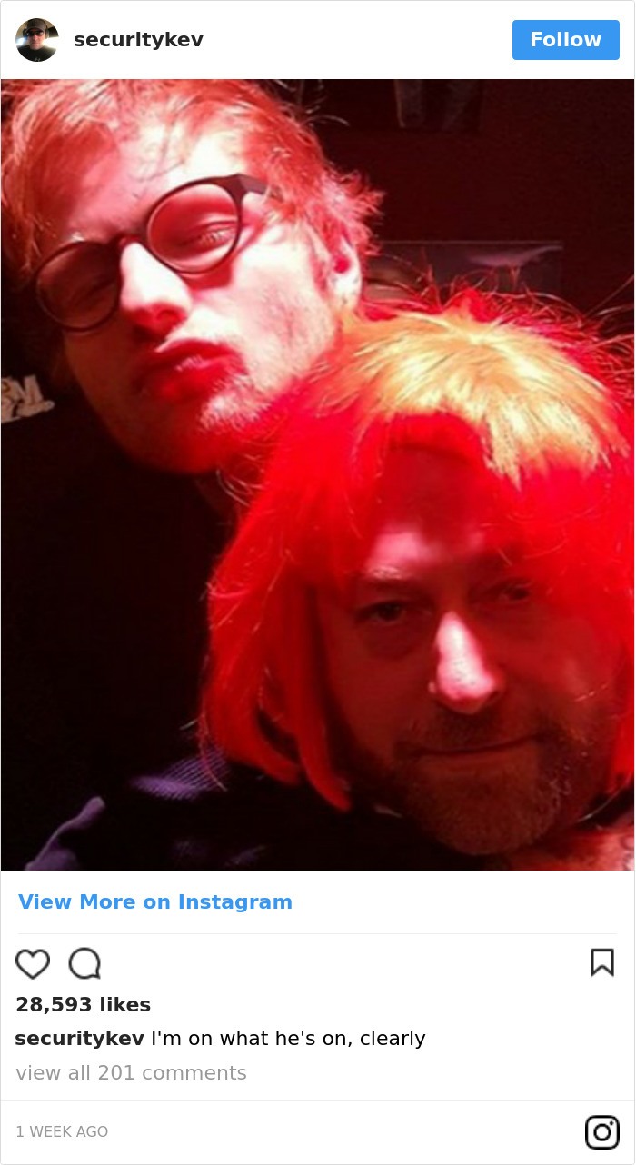 Di balik layar, kehidupan security seorang Ed Sheeran