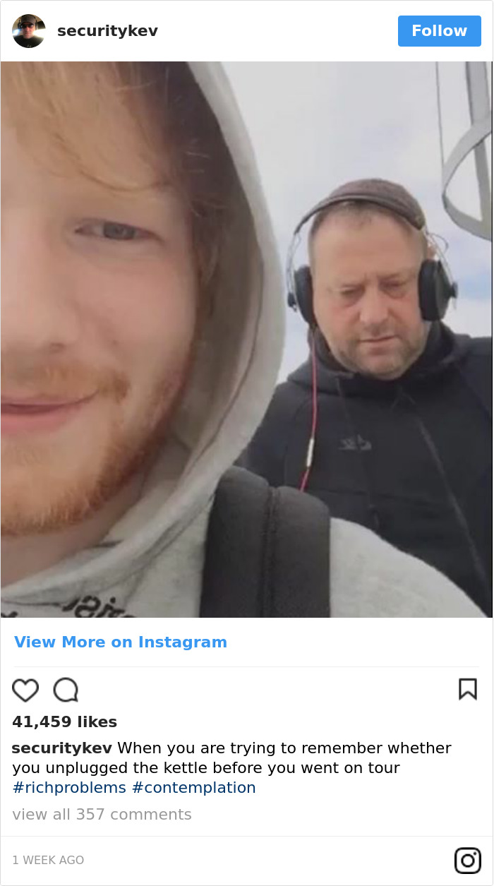Di balik layar, kehidupan security seorang Ed Sheeran