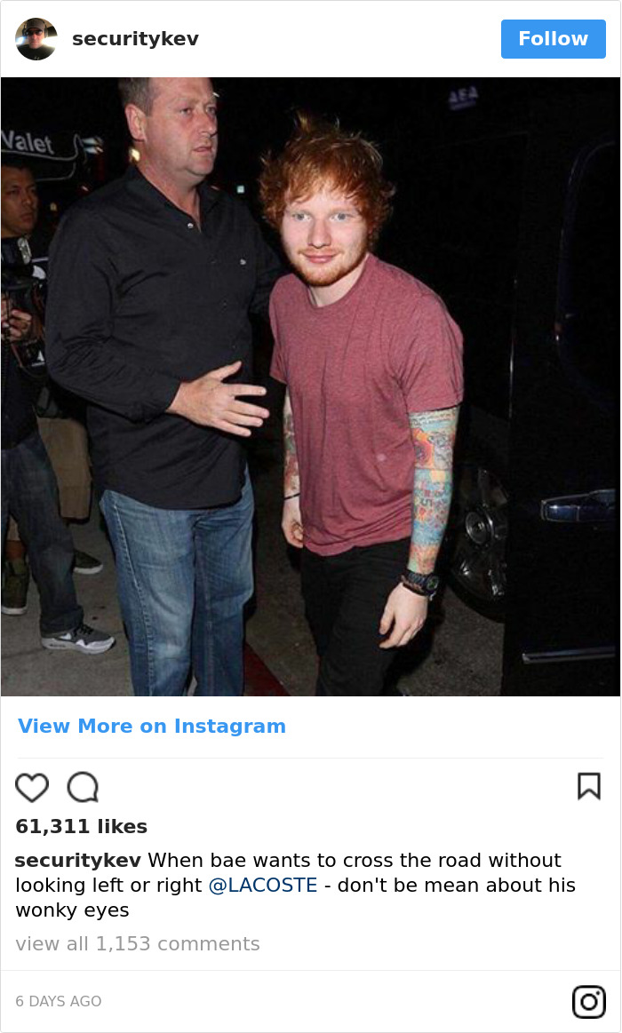Di balik layar, kehidupan security seorang Ed Sheeran
