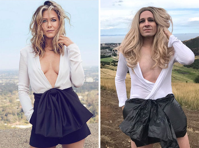 Foto-foto Konyol Tom Lenk Yang Memparodikan Fashion Selebritis, Dijamin Ngakak Gan
