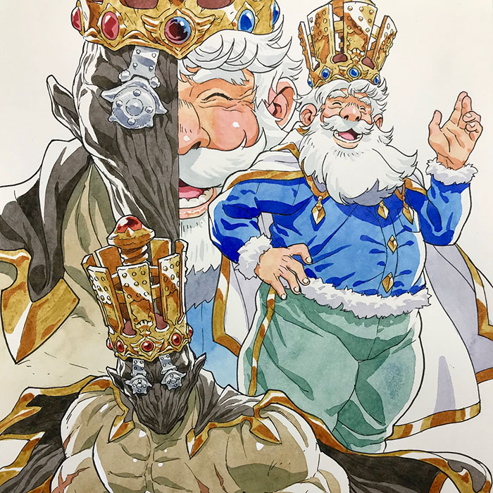 Beginilah Asiknya Kalo Punya Ayah Seorang Ilustrator, Gambar Anaknya Jadi Keren Semua