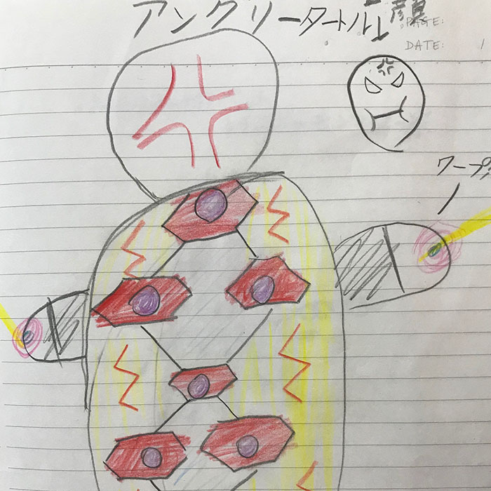 Beginilah Asiknya Kalo Punya Ayah Seorang Ilustrator, Gambar Anaknya Jadi Keren Semua
