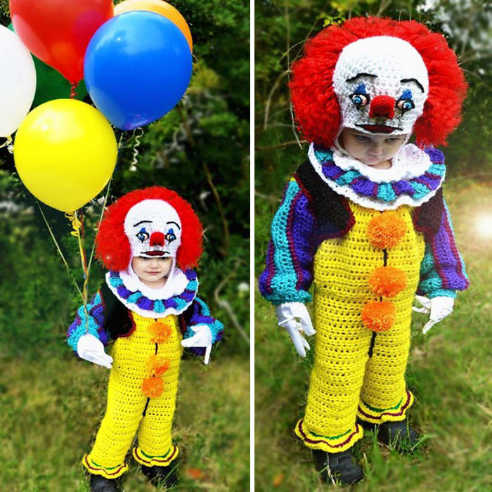 Gokil, Siapa Sangka Kostum Halloween Ini Dibuat Dari Rajutan Benang