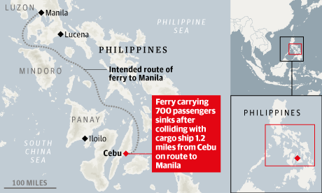 Kecelakaan kapal di Filipina tewaskan puluhan penumpang