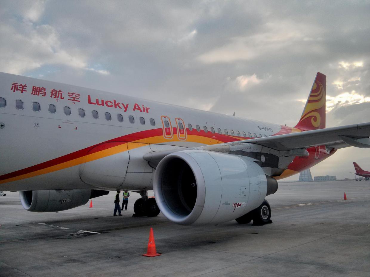 Chinese woman threw coins in airplane engine for good luck
