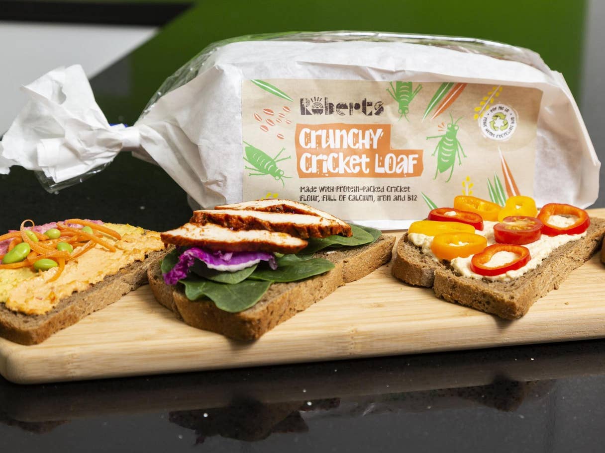 Roti berbahan Jangkrik ada di Inggris