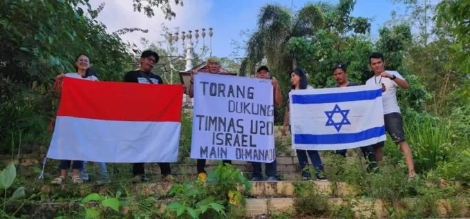 Bendera Israel tidak diinginkan di Indonesia