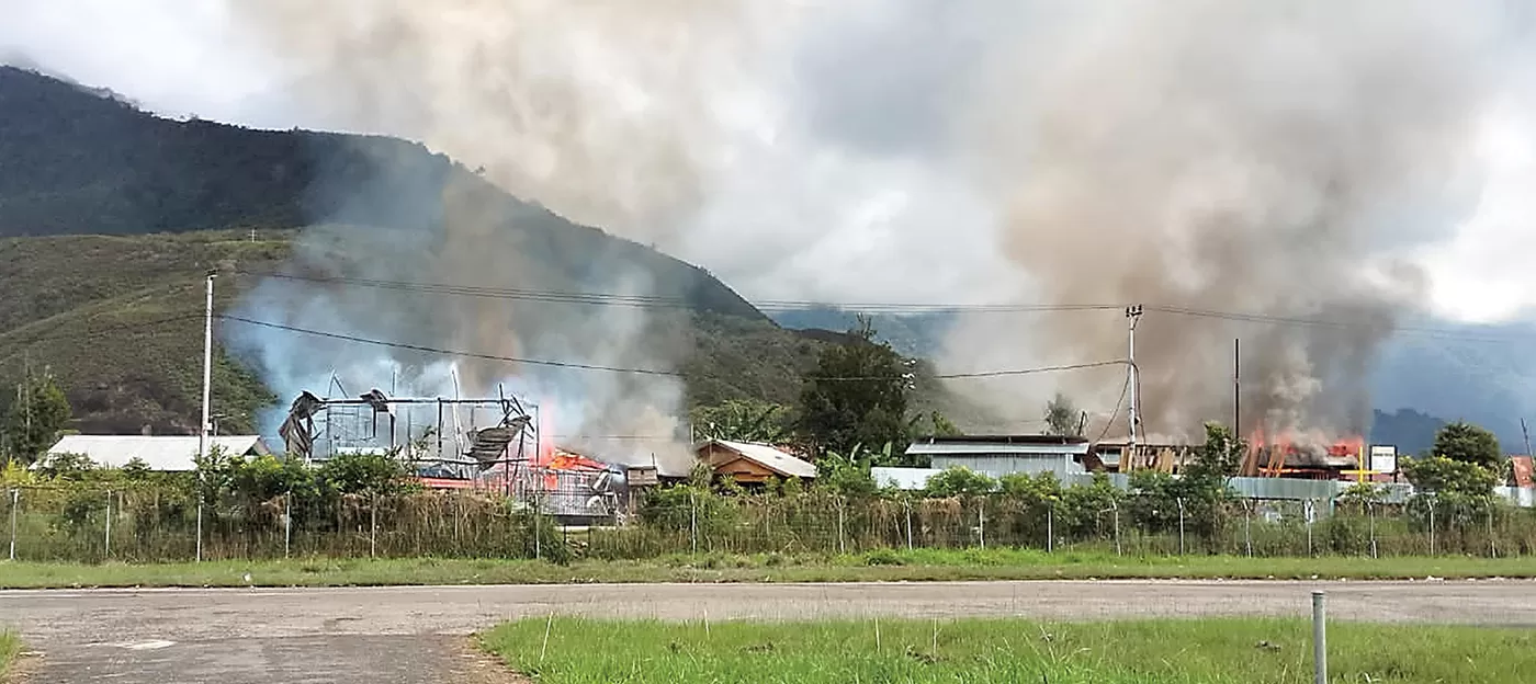 Bangunan yang Dibakar Mayoritas Toko Milik Pendatang, Dogiyai Dijaga Ketat