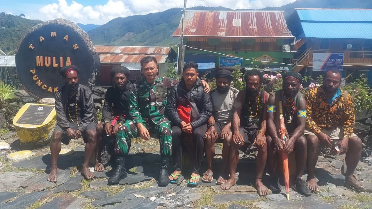 Markas Teroris OPM di Intan Jaya Luluh Lantak Dibakar Massa, Ini Penampakannya