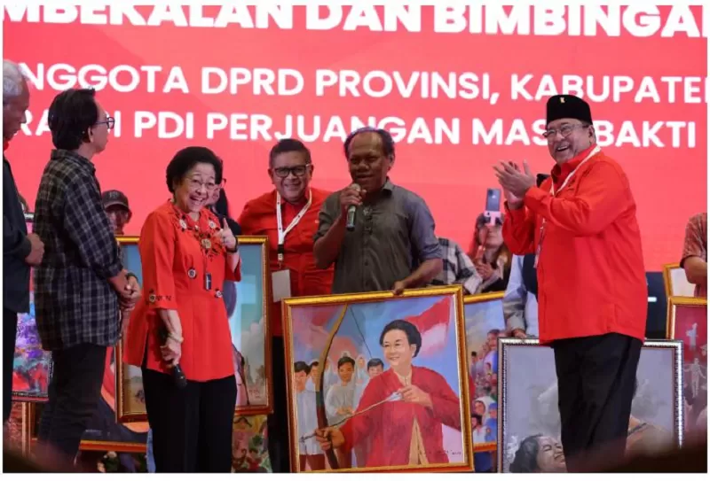 Dapat Hadiah Lukisan Sedang Memanah, Kader Teriak Mulyono