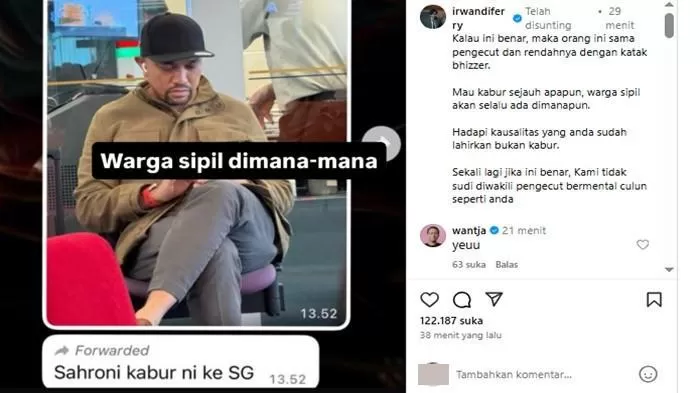 Viral! Ahmad Sahroni Diduga Kabur ke Singapura Saat Demo Ricuh, Publik Makin Geram