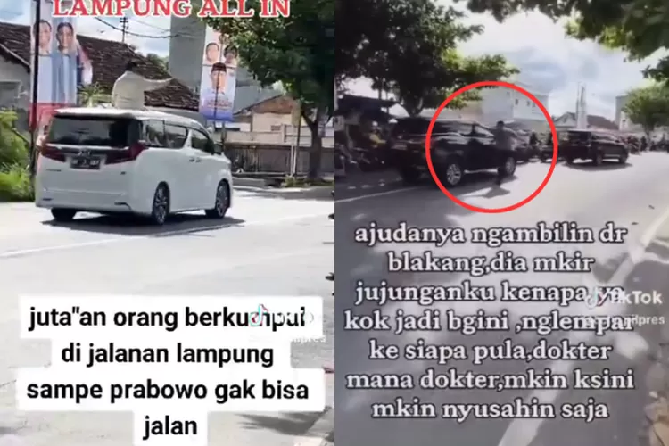 Viral Kampanye Prabowo Lempar Kaos di Jalan Sepi Malah Dipungut Lagi