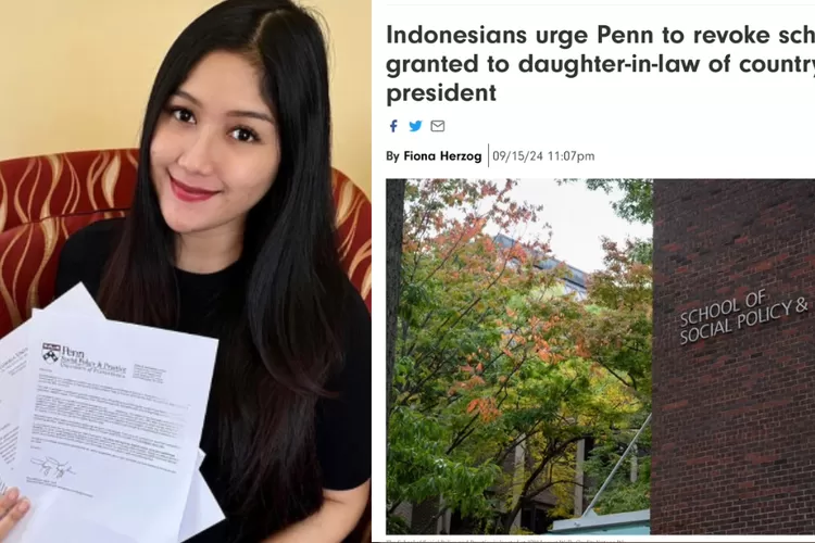 Media Asing Soroti Erina Gudono, University of Pennsylvania Diminta Cabut Beasiswa