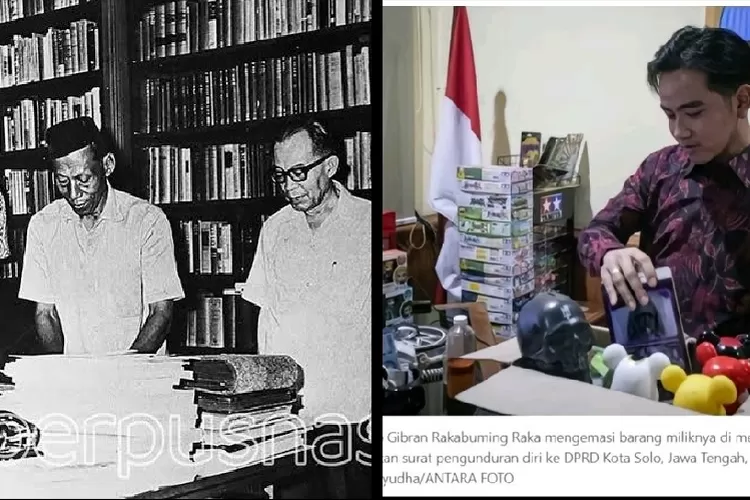 Netizen Bandingkan Koleksi Gibran dengan Bung Hatta: Mainan Vs Buku