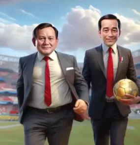 Akun IG Timnas Indonesia Diserbu Netizen Usai Unggah Foto Jokowi dan Prabowo