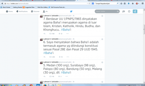 &#91;HOTT&#93; Menag Akui Baha'i Sebagai Agama Baru di Indonesia