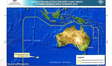 Malaysia Airlines MH370 Jatuh di Samudera Hindia