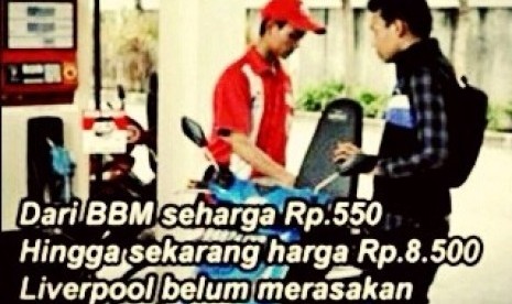 Harga BBM Naik, Liverpool Diolok-Olok