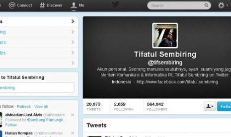 Tifatul Sembiring akan Tutup Twitter di Indonesia