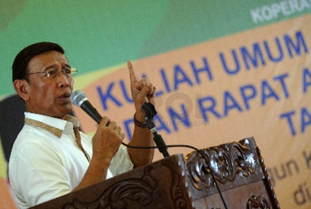 Wiranto: Politisi Hanura Terlibat Korupsi Akan Diturunkan Rakyat