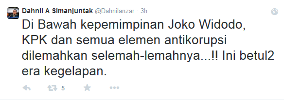 Kepemimpinan Jokowi, KPK Dilemahkan Selemah-lemahnya