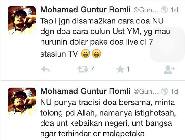 Aktivis Jaringan Islam Liberal Hina Ustaz Yusuf Mansur