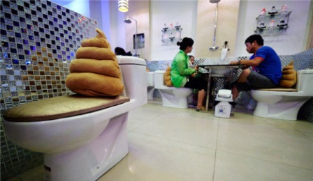 Nih Gan Restoran Bernuansa Toilet Ada Di Cina, kalo ga kuat jangan dibuka.