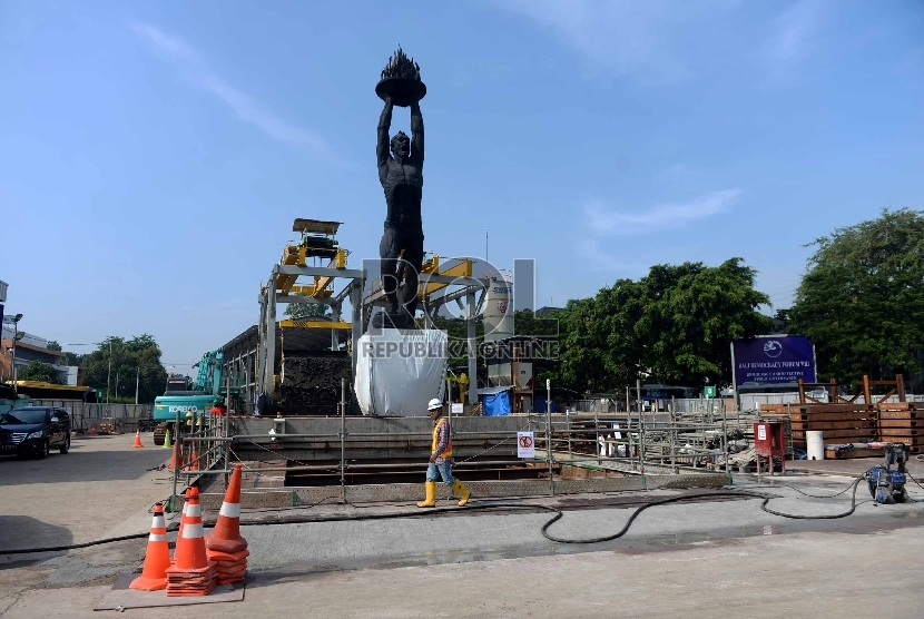 In Picture: Pengerjaan Terowongan Bawah Tanah Proyek MRT Sudah Mencapai 50 Persen