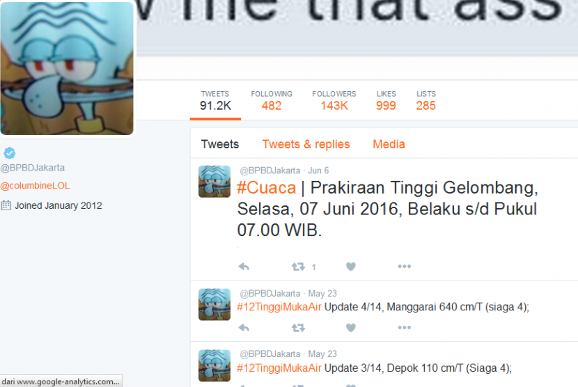 akun-twitter-bpbd-dki-jakarta-diretas