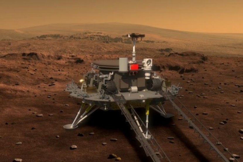 China Perlihatkan Foto Pertama Penjelajah Mars pada 2020