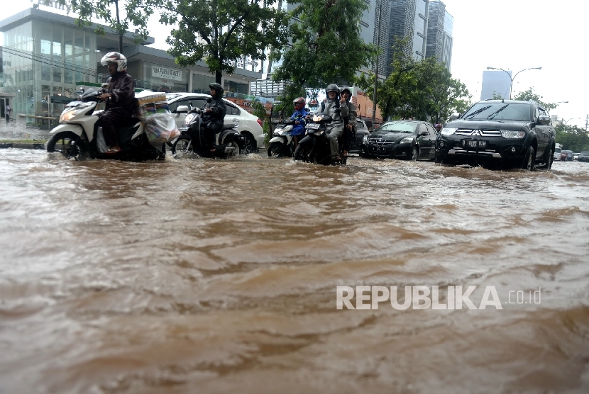 Perumahan di Sawangan Depok Terendam Banjir