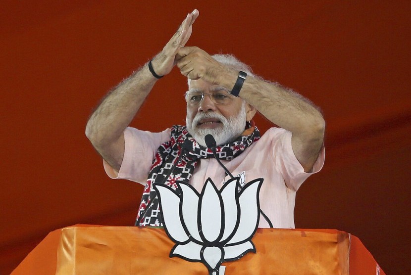 Modi Resmikan Pembangunan Kuil di Atas Reruntuhan Masjid