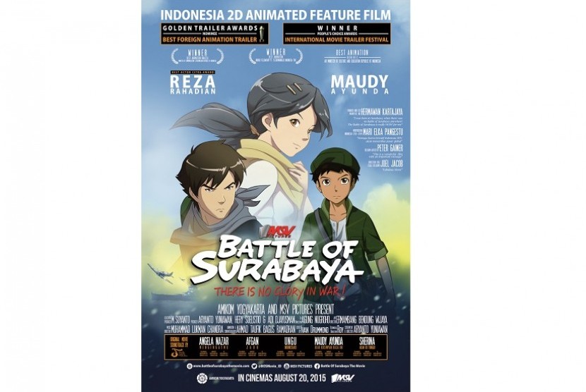 Film Animasi Battle of Surabaya Raih Gold Remi Award