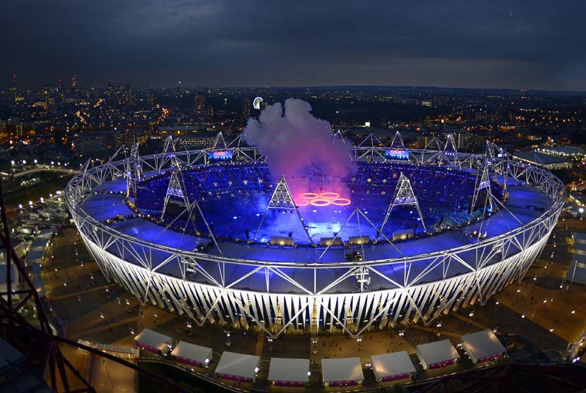 Meriahnya Upacara Pembukaan Olimpiade London 2012