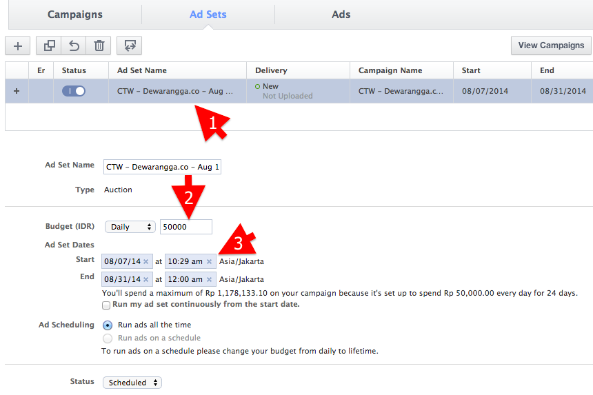 Iklan Facebook dengan Power Editor