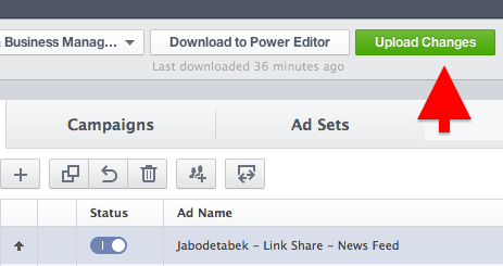 Iklan Facebook dengan Power Editor