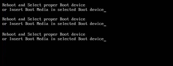 Bagaimana Cara Fix Pesan &quot;Reboot and select proper boot device insert boot media...&quot;?