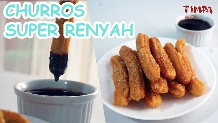 Churros Super Renyah Pakai Cinnamon dan Saus Coklat