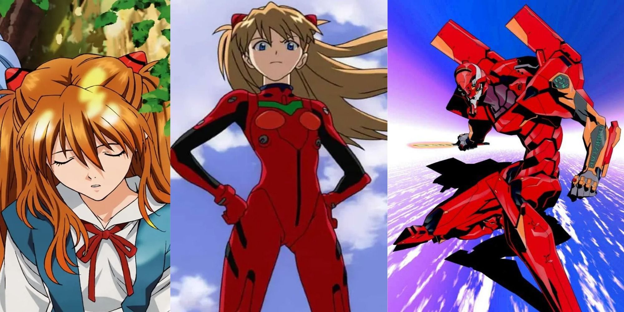 Cosplay Asuka dari Evangelion, Datang dengan Gaun Oranye yang Panas