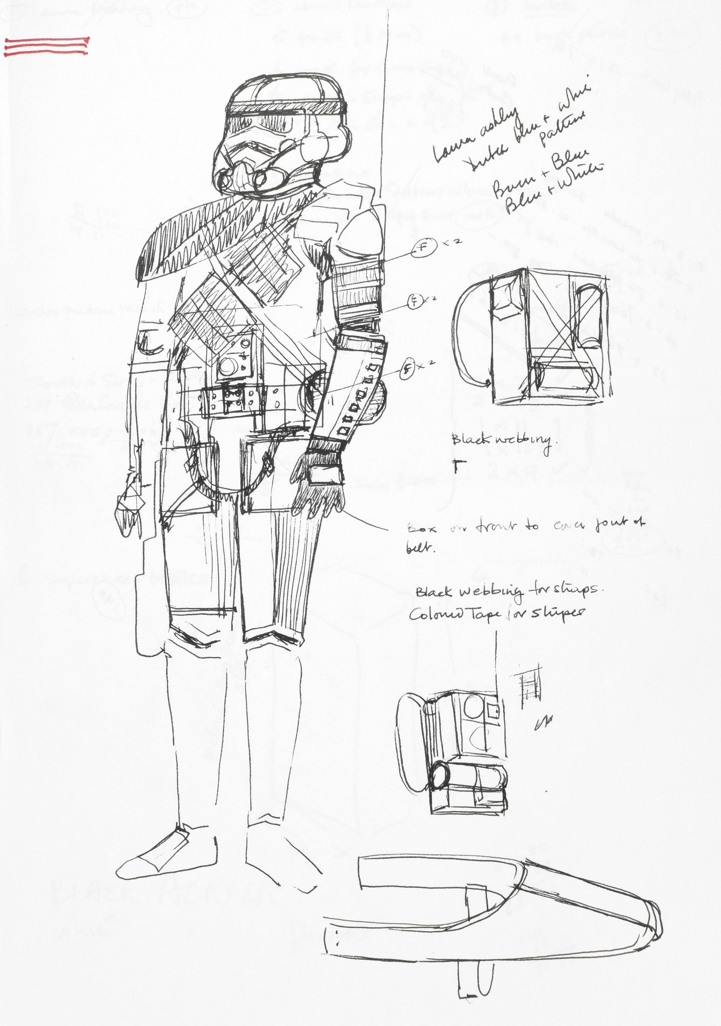 Ini Nih Penampakan Sketsa Kostum Star Wars yang Pertama