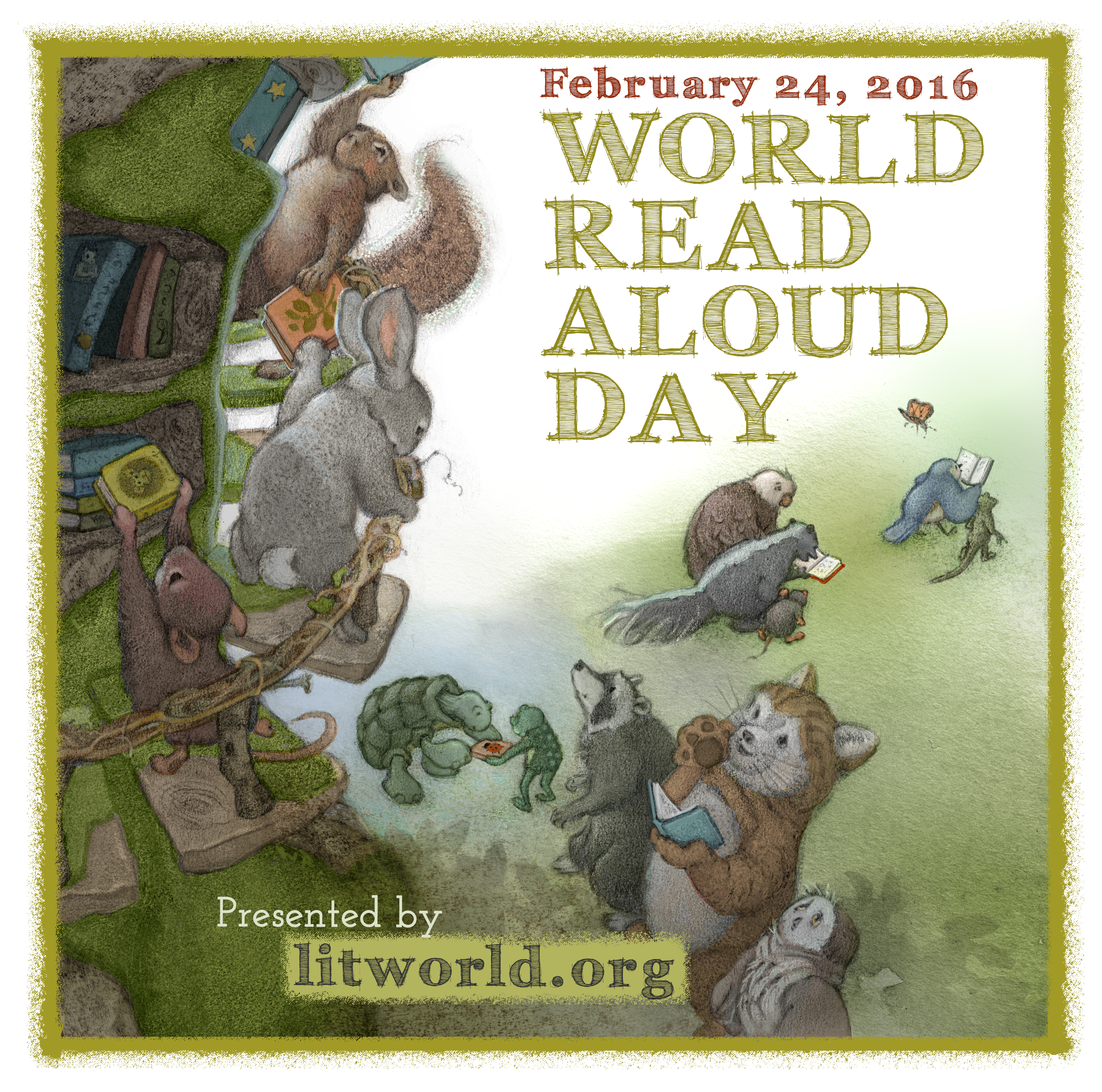 Celebrate World Read Aloud Day 2016, 24 Februari 2016. Ayo kenalkan anak pada buku...