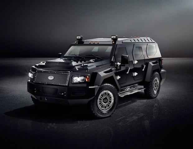 PICS) Armored SUV Conquest Evade Kendaraan Lapis Baja Super Mewah Untuk Masyarakat