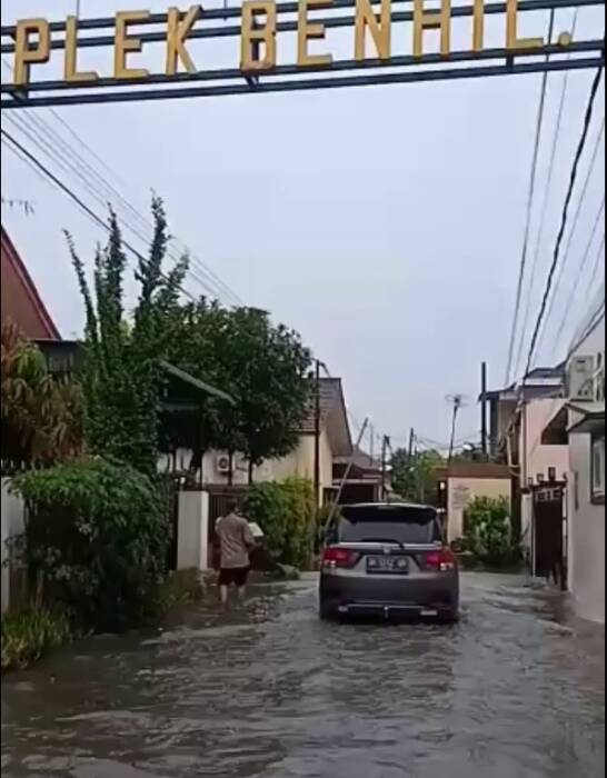 Penutup Pintu Air Bendungan Dicuri, Ratusan Rumah di Deli Serdang Terendam Banjir