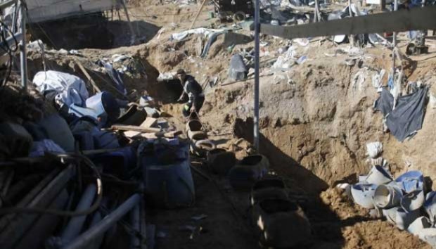 Warga Palestina Kembali Bangun Terowongan Selundupan ke Mesir {Pic}