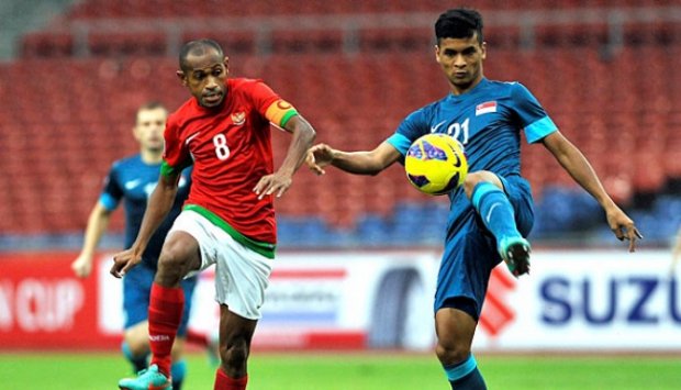 Foto-foto Timnas Indonesia Kalahkan Singapura 1 - 0