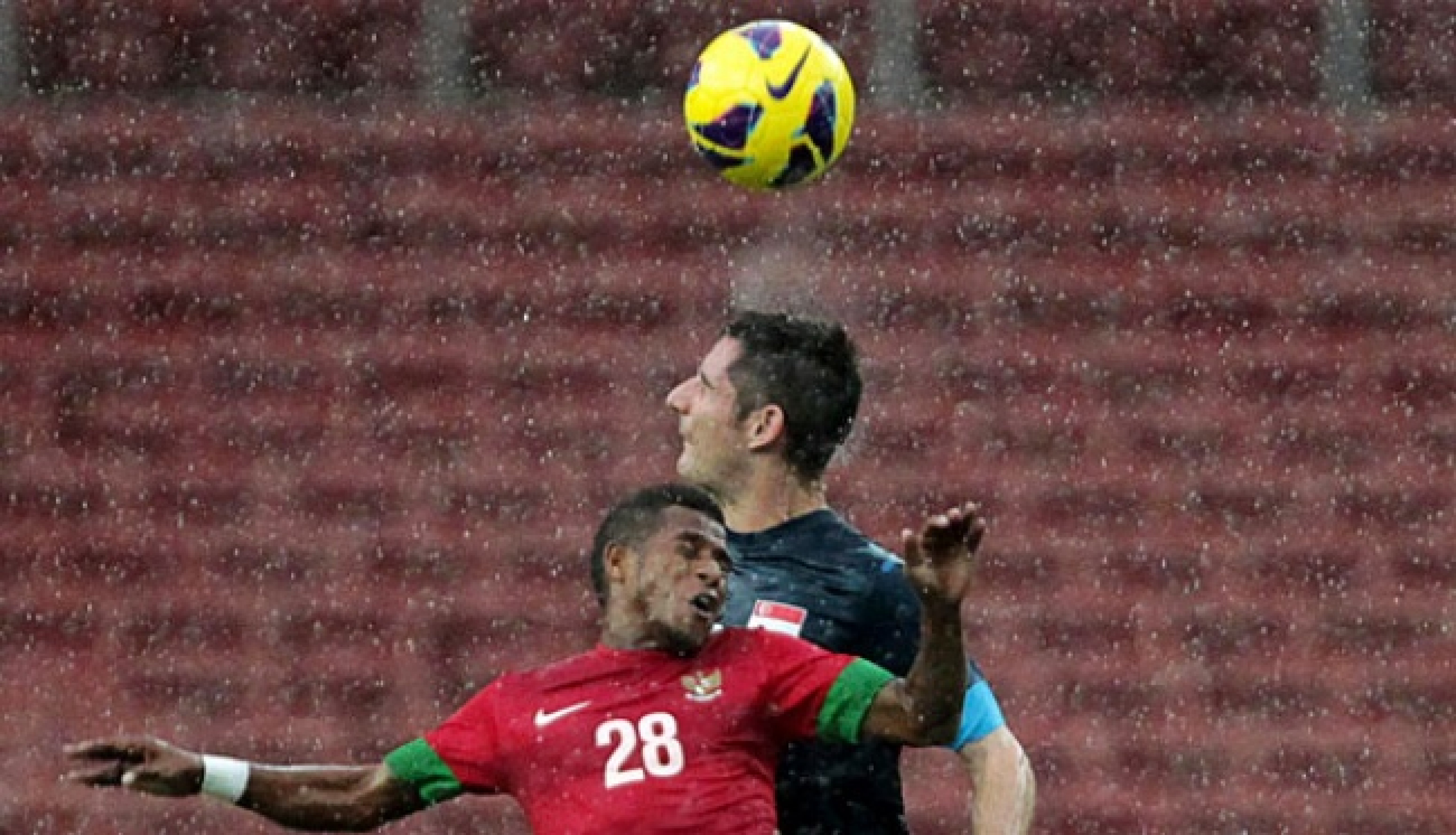 Foto-foto Timnas Indonesia Kalahkan Singapura 1 - 0