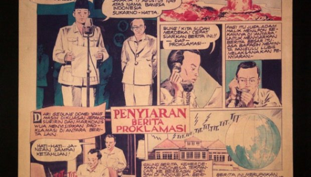 Melihat koleksi Museum Kantor Berita Nasional Antara