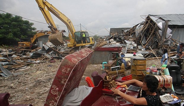 Eksekusi Lahan di Kembangan Selatan